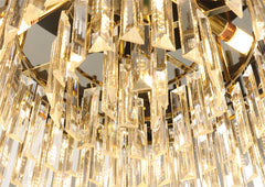 Mensae Vertical Crystal Ceiling Light