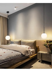 Adhara Frosted Globe Pendant Lamp
