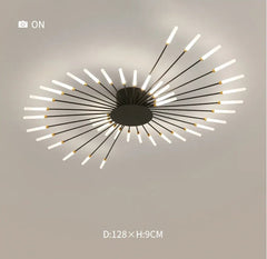Brachium Starburst Rod Ceiling Light