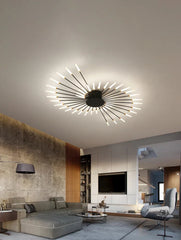 Brachium Starburst Rod Ceiling Light