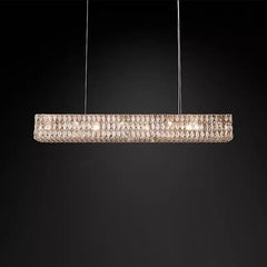 Alnair Rectangular Crystal Chandelier