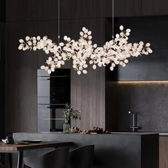 Taygeta Frosted Grape Chandelier
