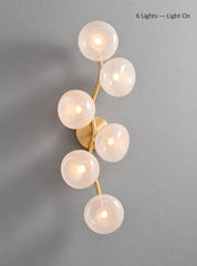 Hamal Globe Branch Wall Lamp