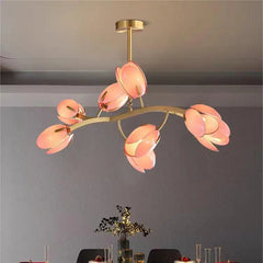 Merope Tulip Bloom Chandelier