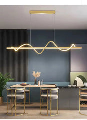 Albaldah Wave Bar Pendant Lamp