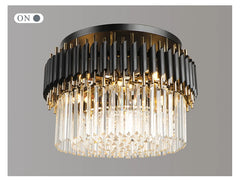 Mensae Vertical Crystal Ceiling Light