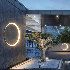 Moon Crescent Halo Wall Lamp