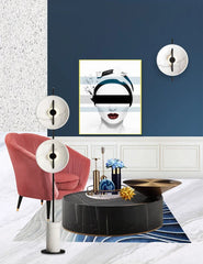 Denebola Veined Disc Wall Lamp