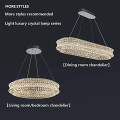 Alnair Crystal Halo Chandelier