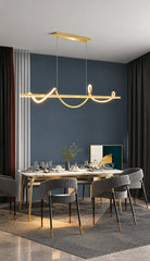 Albaldah Wave Bar Pendant Lamp