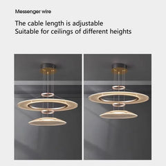 Alcyone Mesh Ring Chandelier