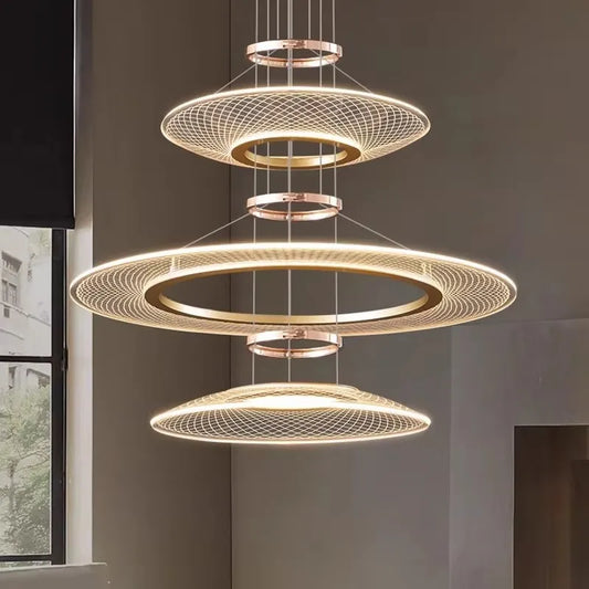 Alcyone Mesh Ring Chandelier