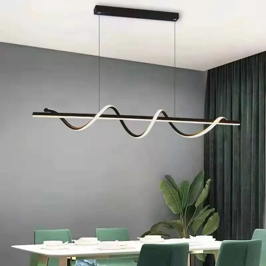 Albaldah Wave Bar Pendant Lamp