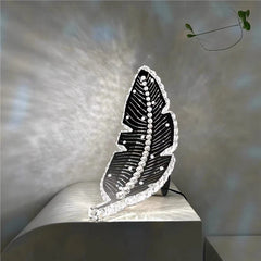 Merope Crystal Leaf Chandelier
