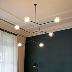 Hamal Angular Globe Branch Chandelier