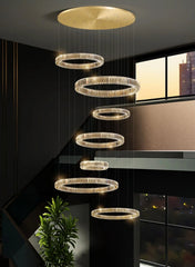 Alnair Tiered Crystal Ring Chandelier