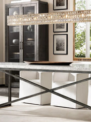 Alnair Rectangular Crystal Chandelier