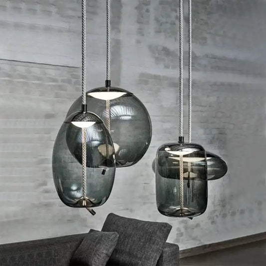 Propus Rope Glass Pendant Lamp