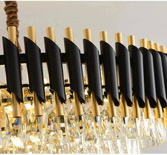 Mensae Spiked Tube Crystal Chandelier