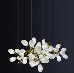 Taygeta Frosted Grape Chandelier