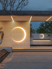 Moon Crescent Halo Wall Lamp