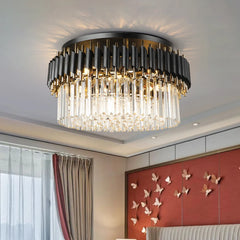 Mensae Vertical Crystal Ceiling Light