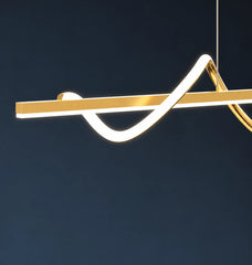 Albaldah Wave Bar Pendant Lamp