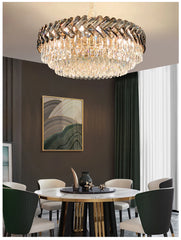 Sarin Chevron Crystal Chandelier