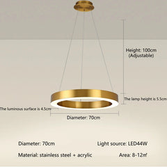 Regor Horizontal Ring Pendant Lamp