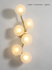 Hamal Globe Branch Wall Lamp