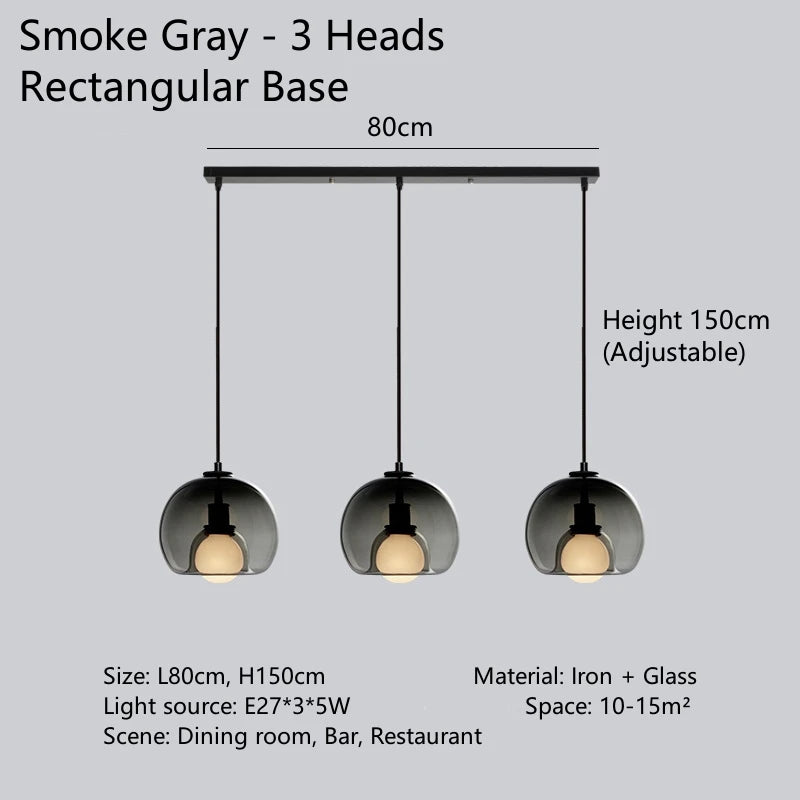 Imai Glass Dome Globe Pendant Lamp