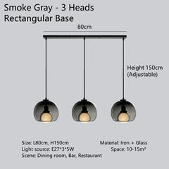 Imai Glass Dome Globe Pendant Lamp