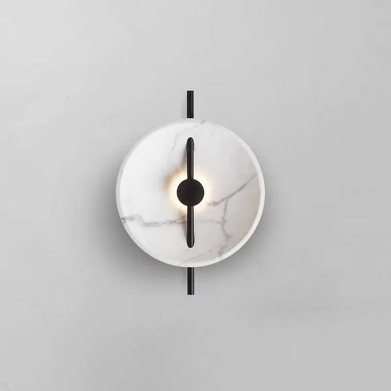 Denebola Veined Disc Wall Lamp