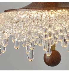 Talitha Walnut Waterdrop Wall Lamp