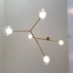 Hamal Angular Globe Branch Chandelier