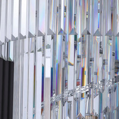 Mensae Spiral Crystal Column Chandelier