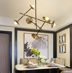 Ukdah Angular Cone Branch Chandelier