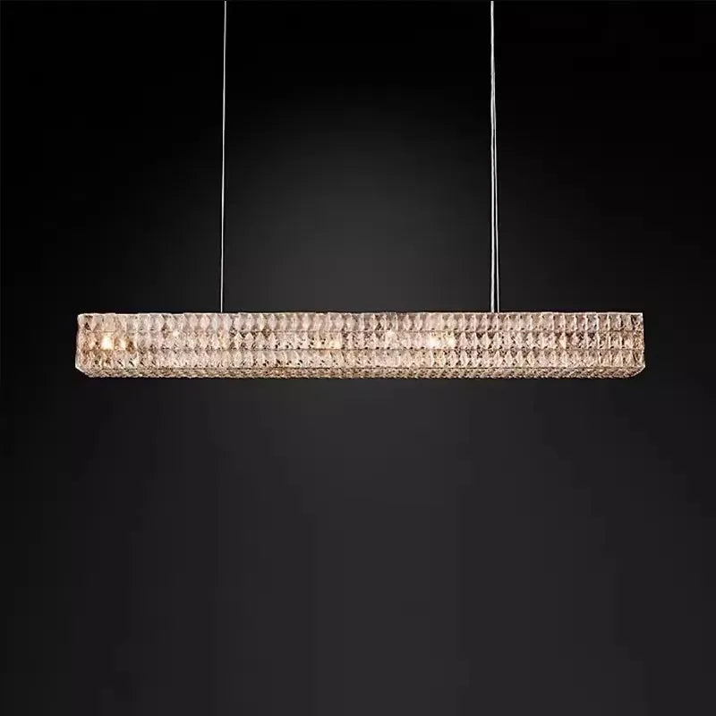 Alnair Rectangular Crystal Chandelier