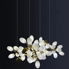 Taygeta Frosted Grape Chandelier