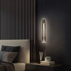 Aladfar Tapered Crystal Capsule Pendant Lamp