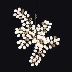 Merope Petal Disc Branch Chandelier