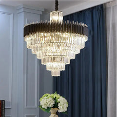 Mensae Tiered Crystal Chandelier