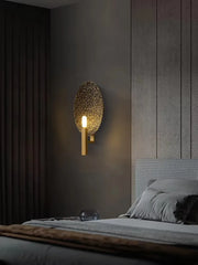 Sabik Textured Oval Wall Lamp