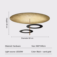 Cervantes Orbit Disc Ceiling Light
