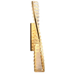 Adhafera Twisted Crystal Bar Wall Lamp