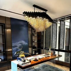 Hadar Tiered Tassel Chandelier