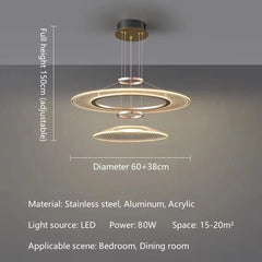 Alcyone Mesh Ring Chandelier