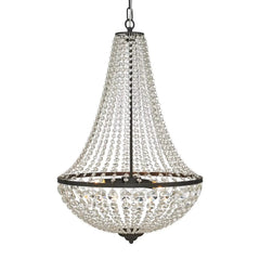 Okab Beaded Crystal Bell Chandelier