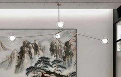 Hamal Angular Globe Branch Chandelier