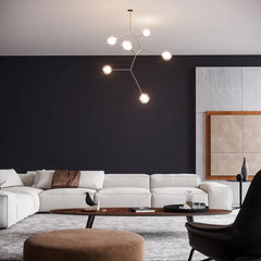 Hamal Angular Globe Branch Chandelier
